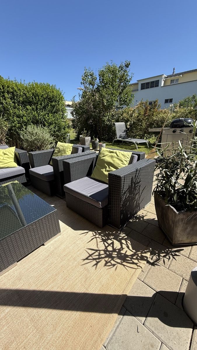 Divani: Rattanlook Garten-Lounge 7-teilig – Usato da Wiesendangen venduto da arena007 6