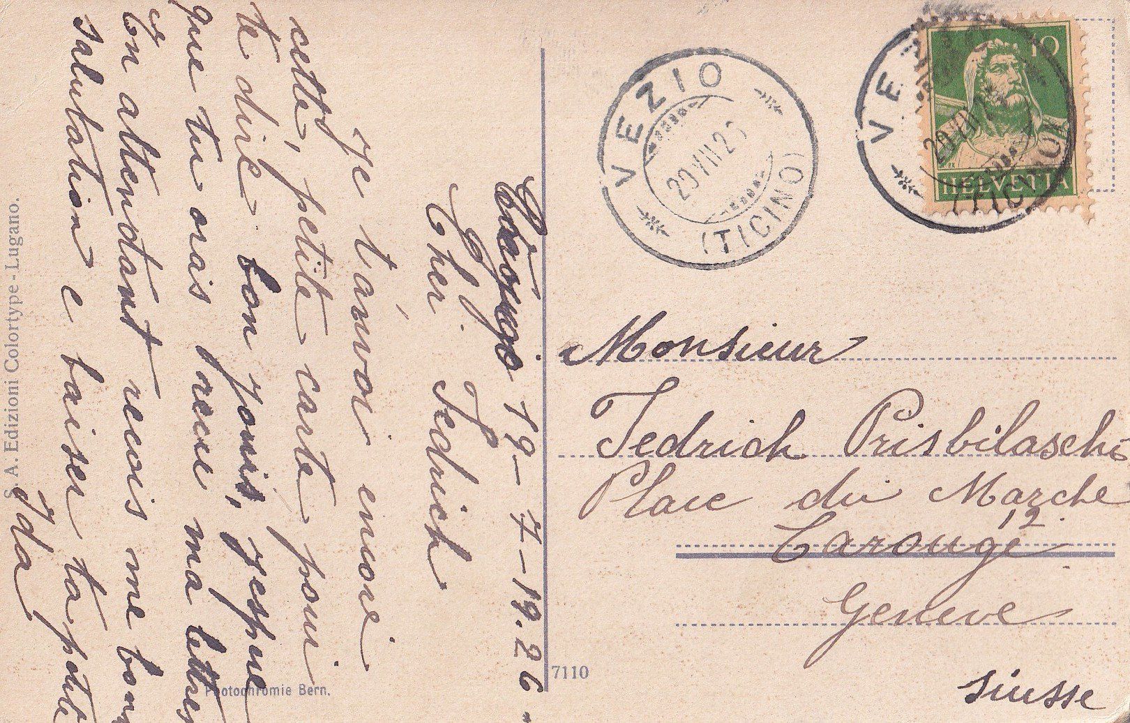 Cartes postales: Ponte Busgnone presso Vezio - Mugena – D'occasion à Olten par clotaldi 1