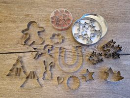 Guetzliformen Set 27-teilig guete Zustand