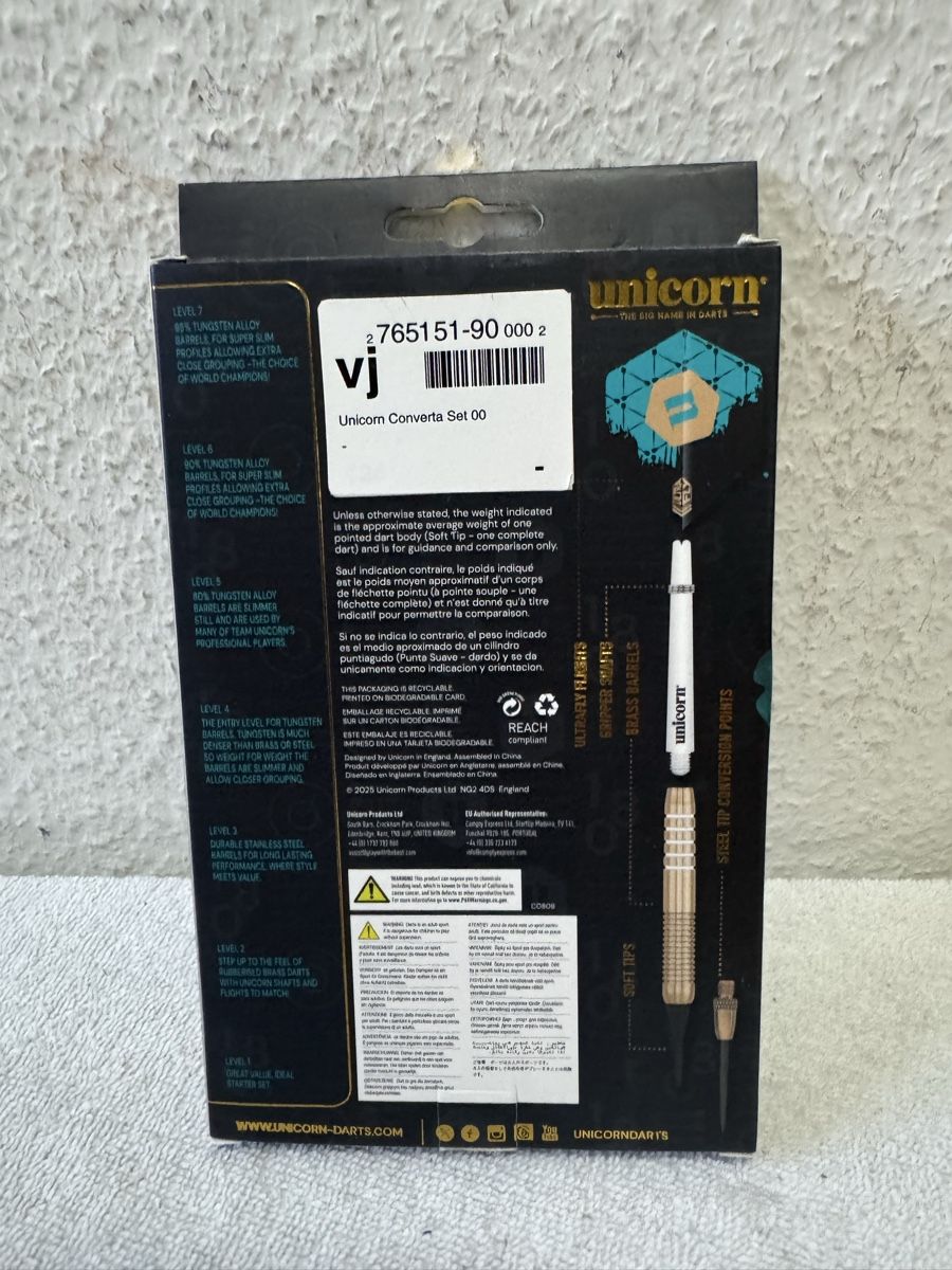 Freccette: UNICORN Converta Darts Set | Steel +Soft-Tip – Nuovo e nell'imballaggio originale da Lenzburg venduto da Meister_k 1