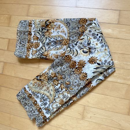Edler Vintage-Schal mit Blumenmuster, Herbst-Accessoire