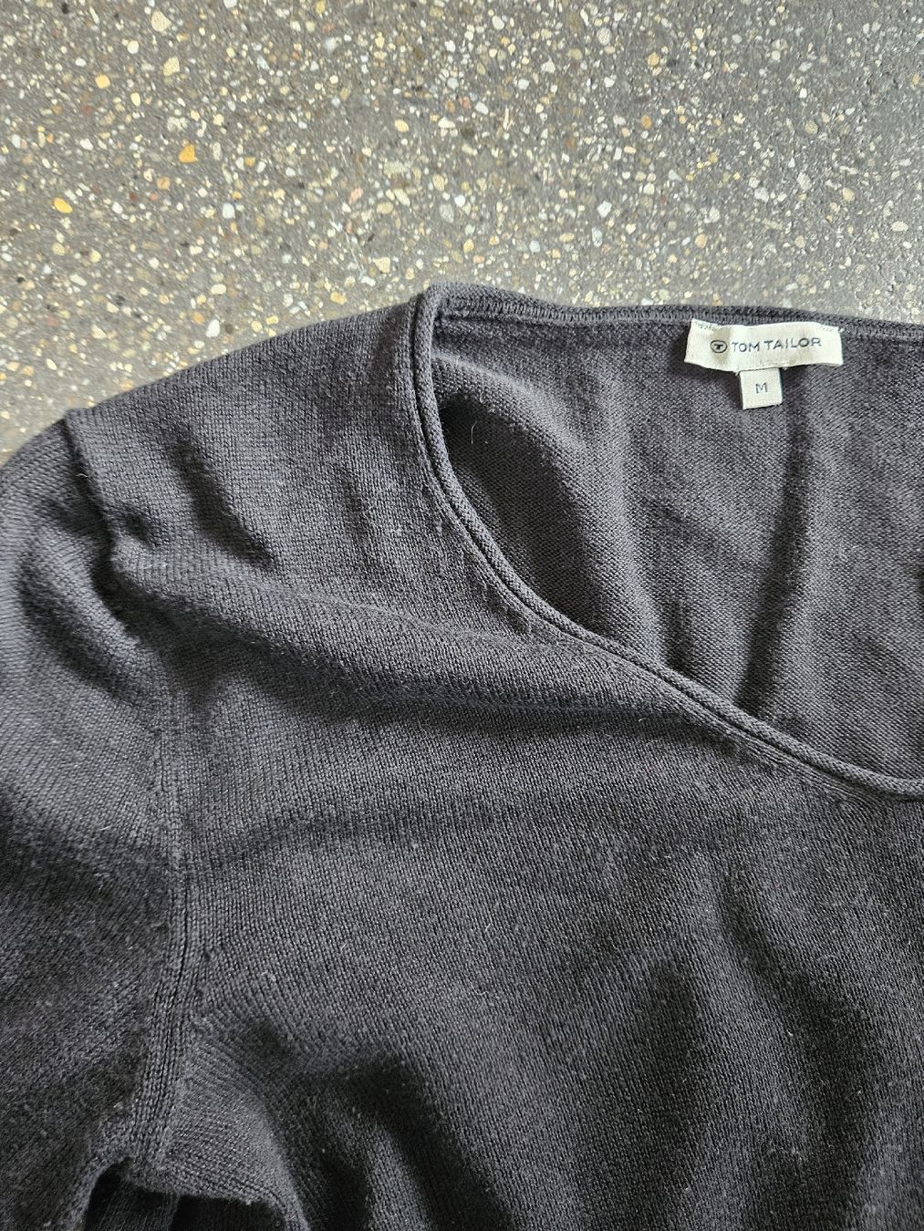 Tom Tailor Pulls & Sweat-shirts: Tom Tailor Pullover, Grösse M, Feinstrick schwarz – D'occasion à Anwil par tamoos 2