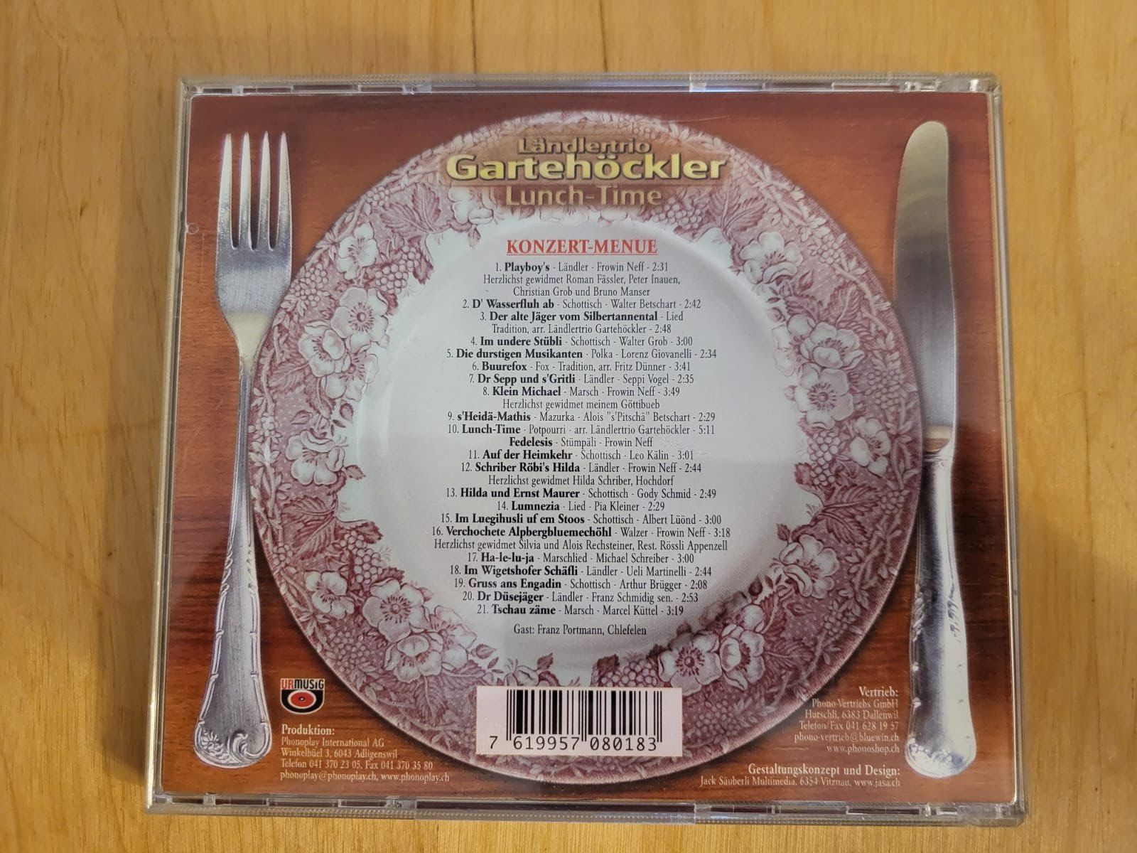CDs: Ländlertrio Gartenhöckler "Lunch-Time" – Gebraucht aus Urnäsch von Rteppich 1