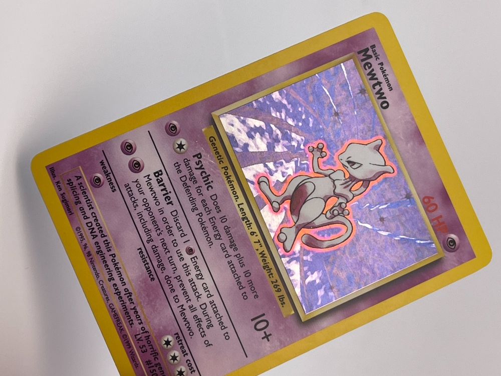 Mewtwo 10102 Holo Rare Pokémon Base Set Kaufen Auf Ricardo 