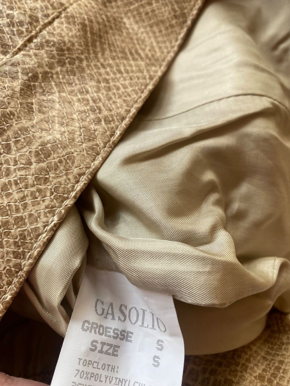 Giacche: Gasolino Jacke beige Gr.S – Usato da Arni AG venduto da Mimo007 5