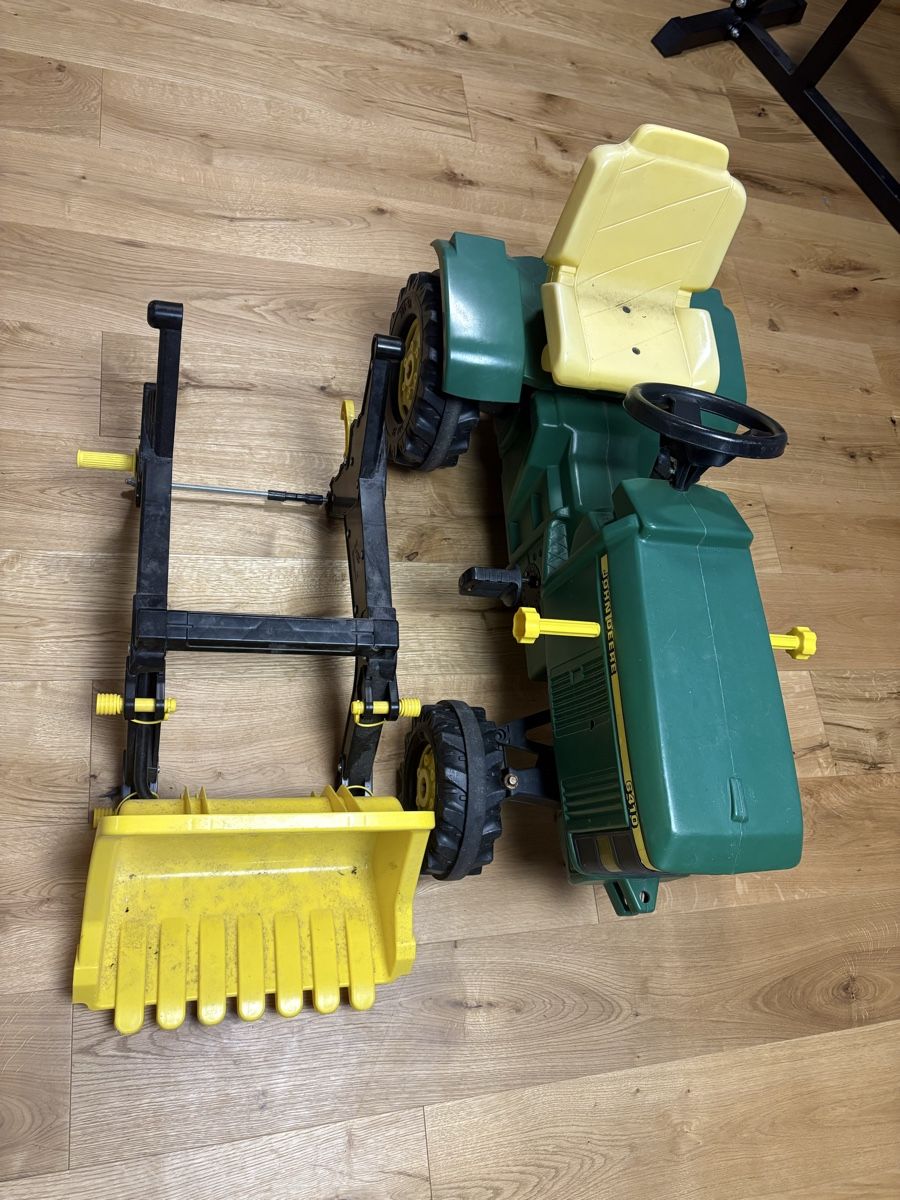 John Deere Fahrzeuge für Kinder: Traktor mit Schaufel John Deere 6410 – Gebraucht aus Altendorf von Sieben2 1