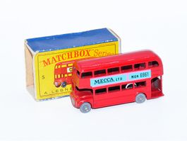Matchbox Lesney AEC DOUBLE DECKER "BARON OF BEEF" BUS No. 5B