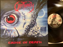 Obituary – Cause Of Death (Reissue) [LP EU 2011]