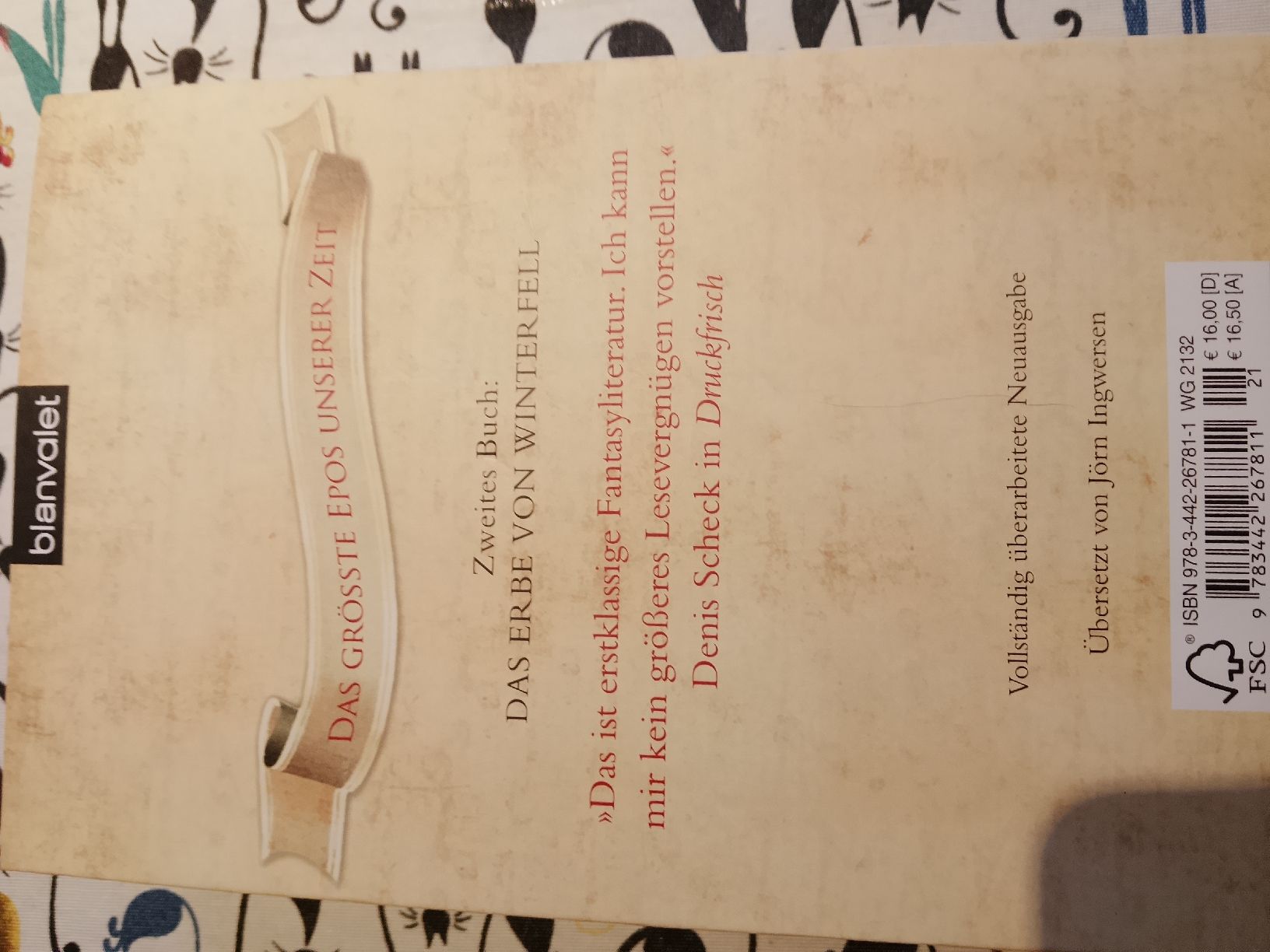 Libri: Das Erbe von Winterfell  – Nuovo (secondo la descrizione) da Volken venduto da katz5 2