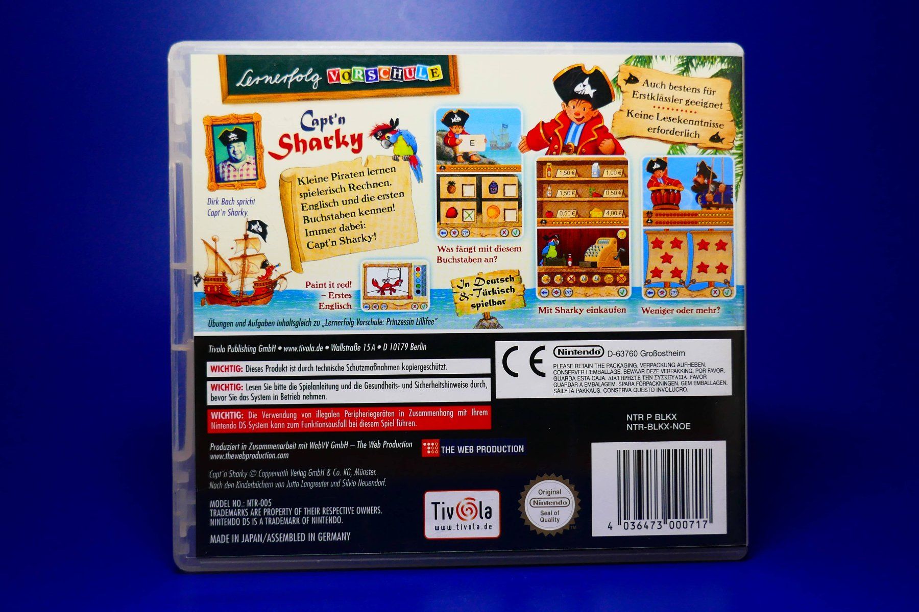 Nintendo Giochi: Capt'n Sharky - Nintendo DS – Usato da Vuarrens venduto da Espace-Retro 3