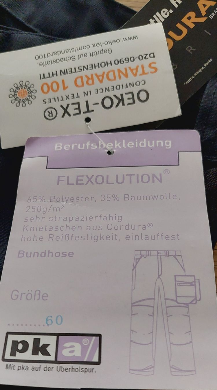 Pantaloni: Neue! Arbeits-Bundhose PKA Gr.60 – Nuovo e nell'imballaggio originale da Zürich venduto da lehmi1 4