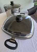 Bräter und Topf 28cm/25cm Induktion Glasdeckel top!