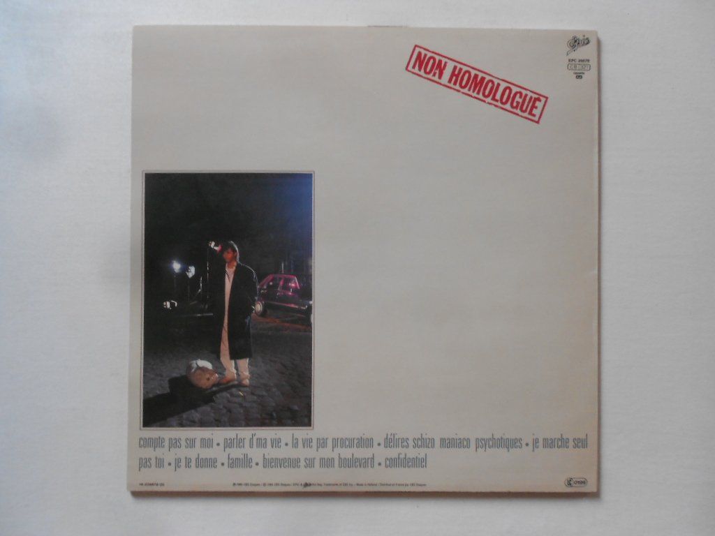 Schallplatten: JEAN - JACQUES GOLDMAN  -  NON HOMOLOGUE – Gebraucht aus Bex von Giorgiob 1