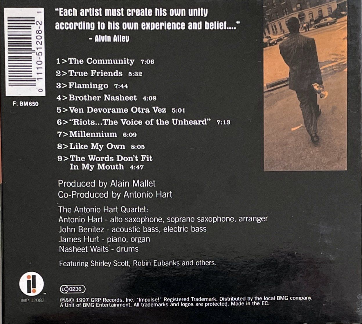 CD: Antonio Hart CD Digipack - Here I Stand – Usato da Savagnier venduto da Ne2065 1