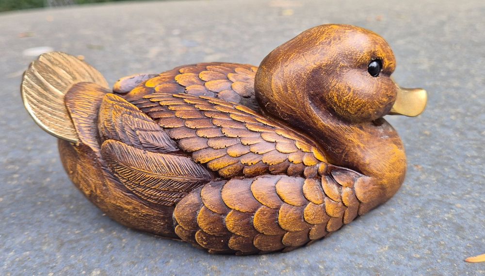 schöne Ente von Elli Malevolti mit Messingschnabel Malevolti (Gebraucht ...