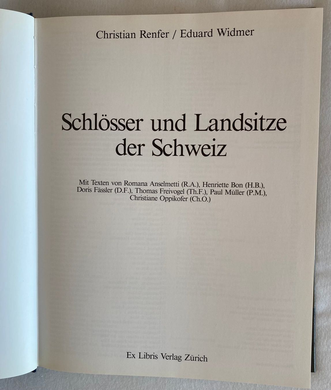 Libri: Schlösser und Landsitze der Schweiz – Usato da Liebefeld venduto da Rhy19 2
