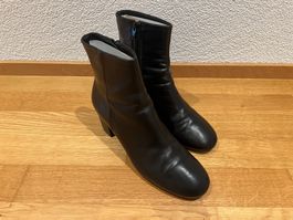 Billi Bi Lederstiefeletten Schwarz Gr.40