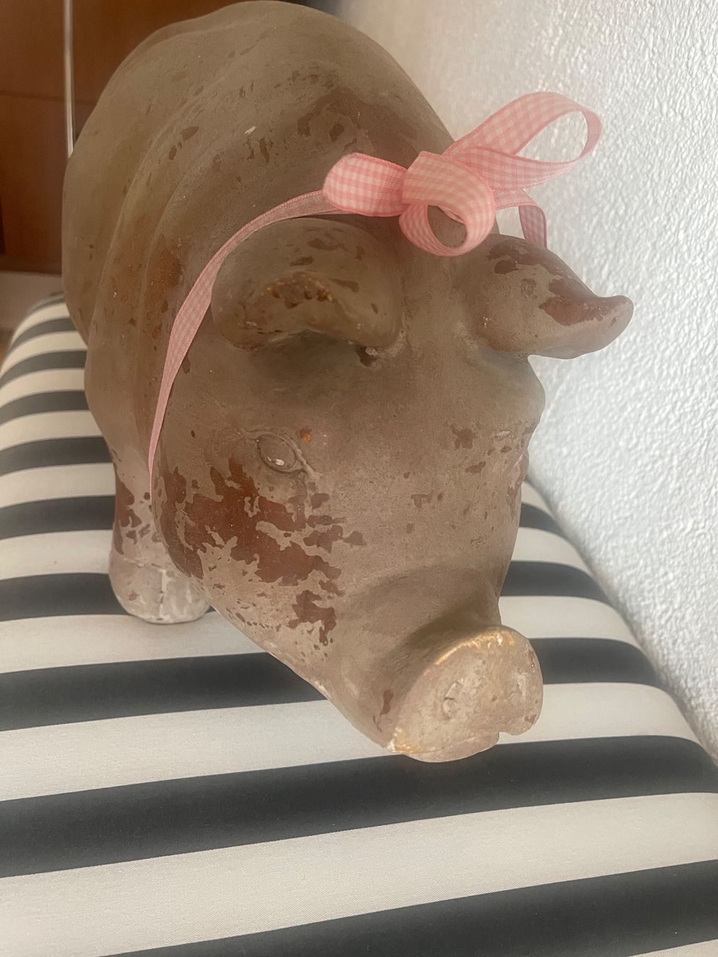 Alle Dekorationen: TERRACOTTA GLÜCKSSCHWEIN 59x44 CM – Gebraucht aus Rorschacherberg von Artmaru