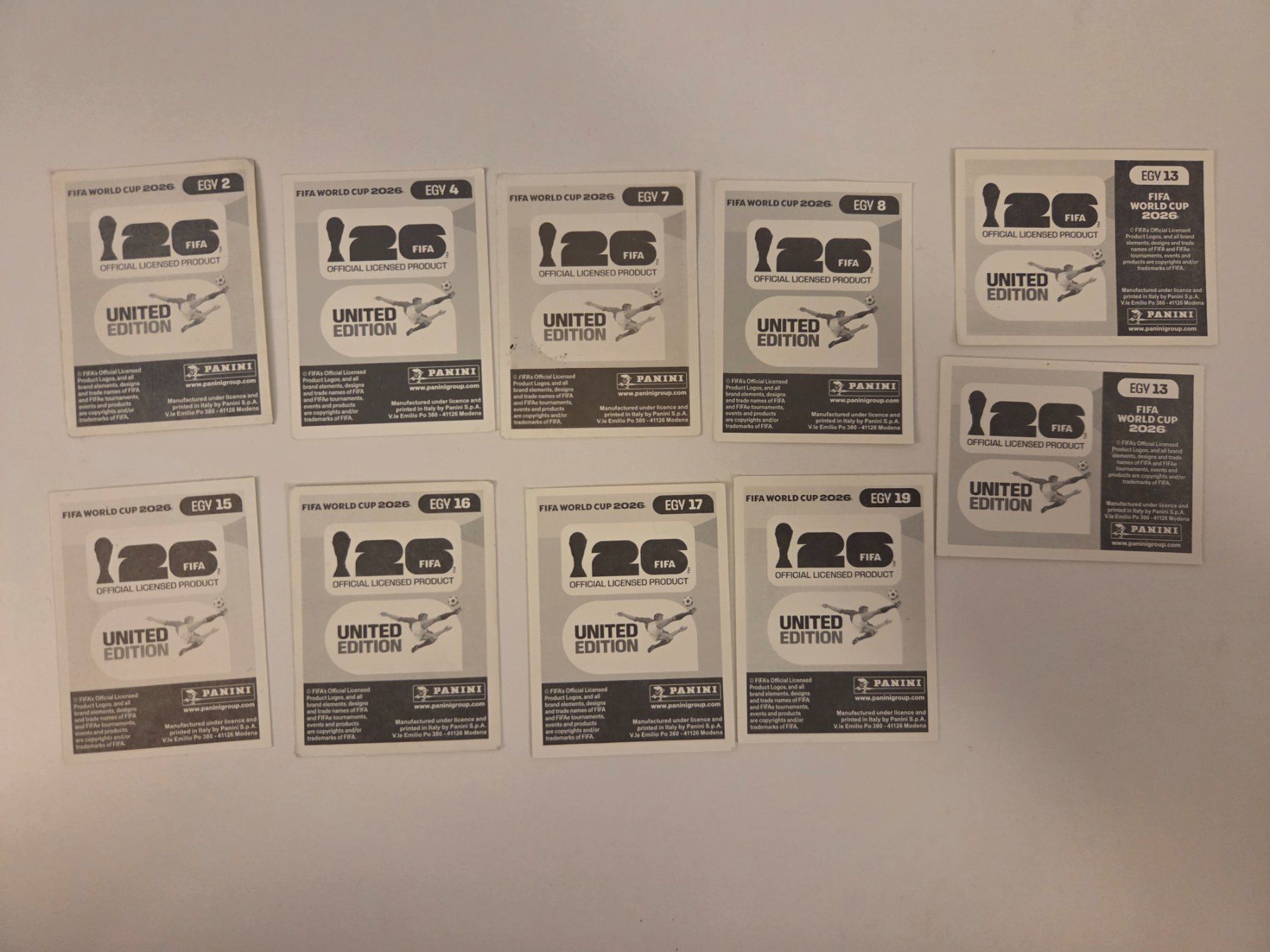 Panini Carte collezionabili: Sticker Panini WM 2026 Egypt 10 Stk – Nuovo (secondo la descrizione) da Baar venduto da Honzik02 1
