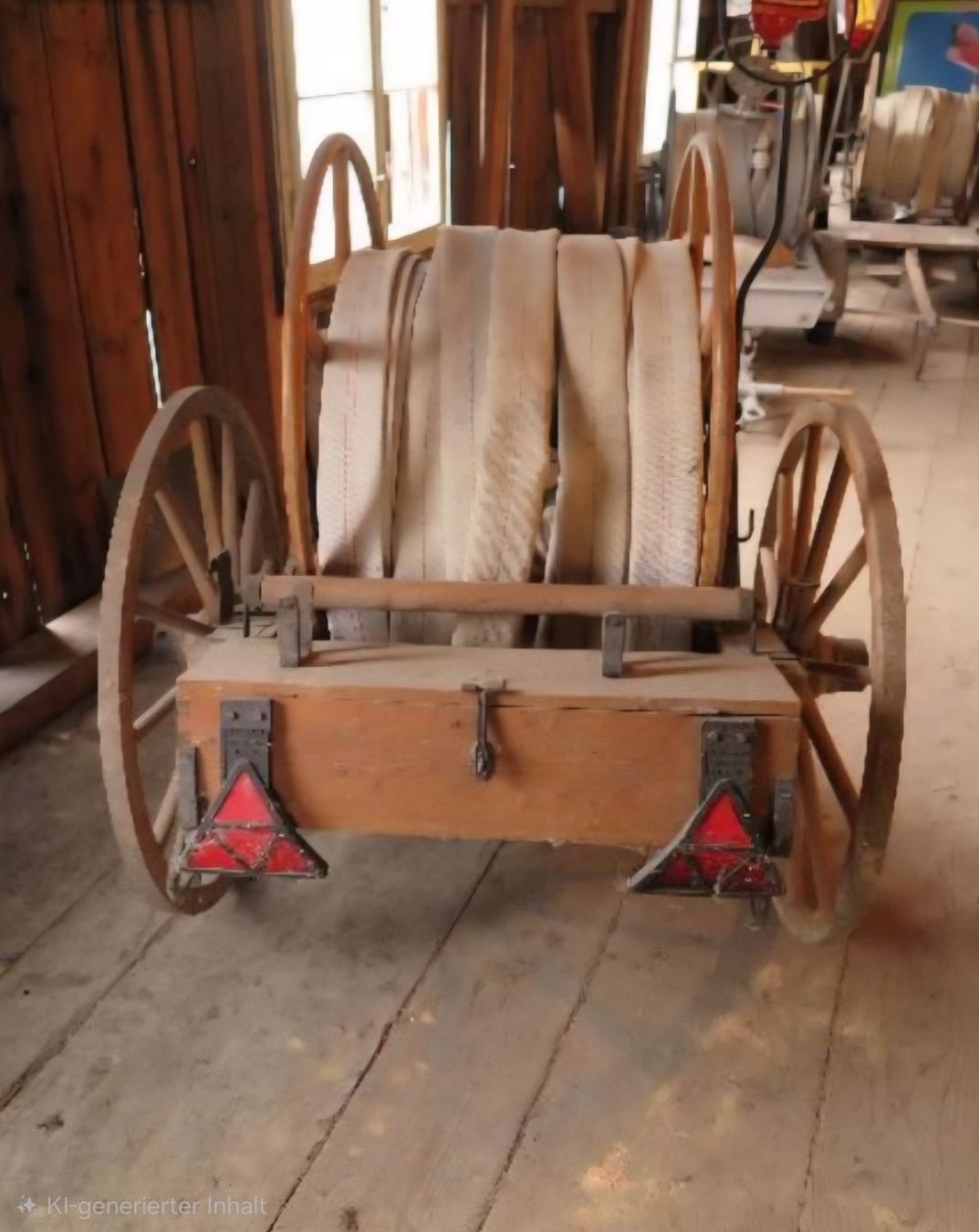 Tubi & Tubi flessibili: Feuerwehr Schlauch Haspelwagen – Usato da Elgg venduto da ArtMotiv 1
