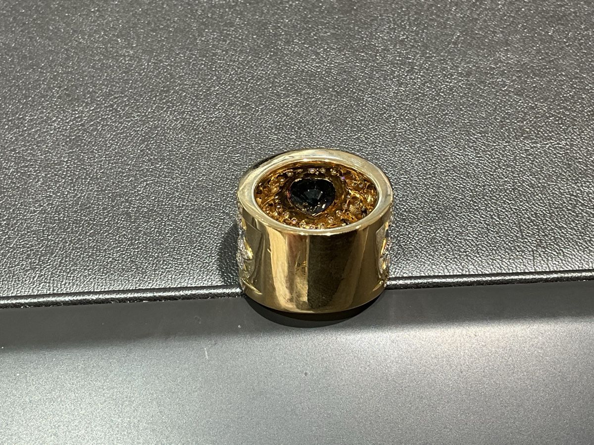 Anelli: Damenring 18k Saphire Diamant – Usato da Schaffhausen venduto da glamour-shop 2