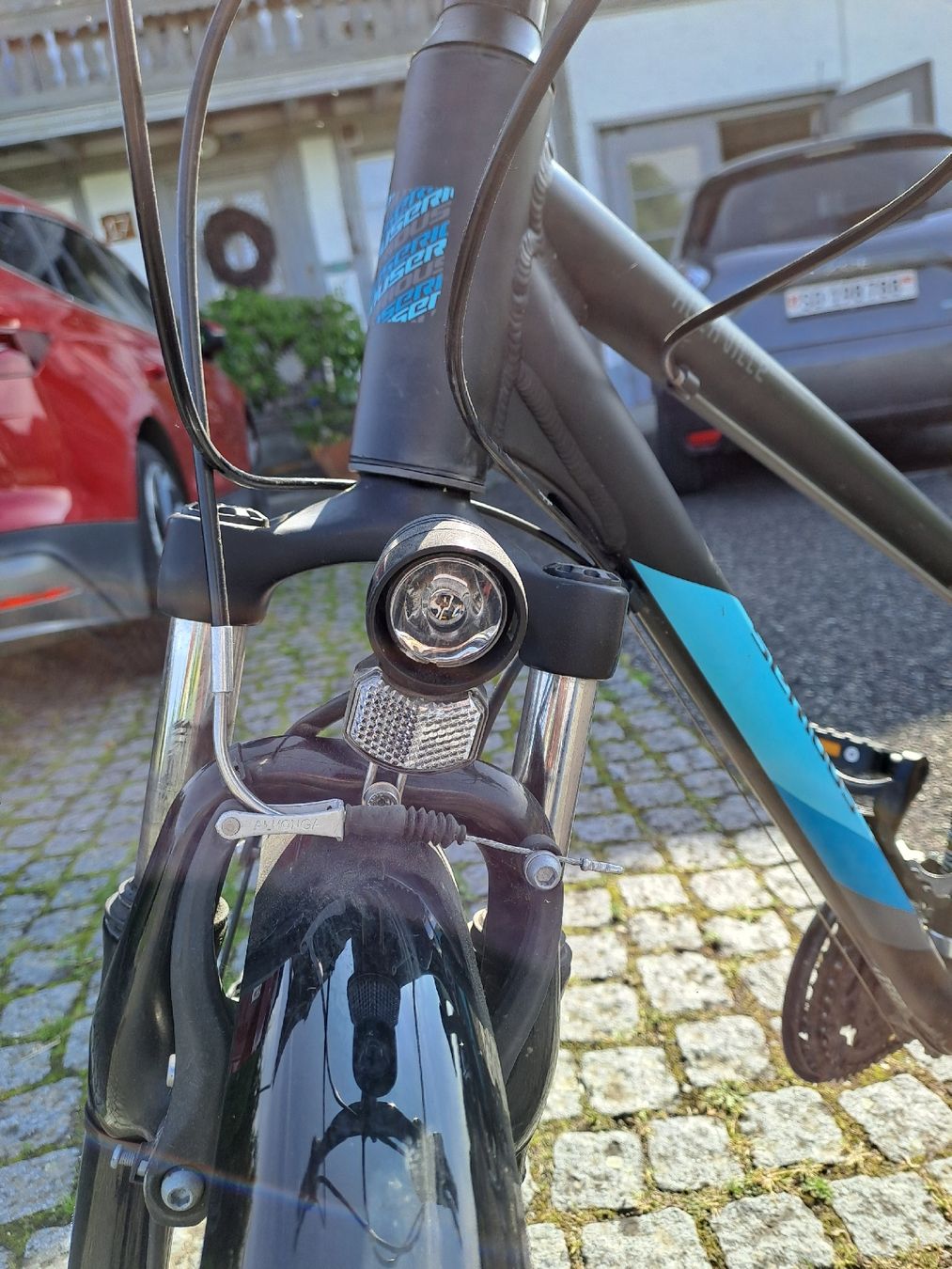 Biciclette: Rockville Kinderfahrrad blau 27,5'' – Usato da Messen venduto da esthera 2