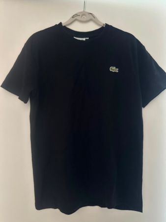 Lacoste T-Shirt schwarz Gr. S Baumwolle