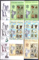 1983 Vatikan  Kunstschätze in USA FDC + Blocks 5-6-7 **
