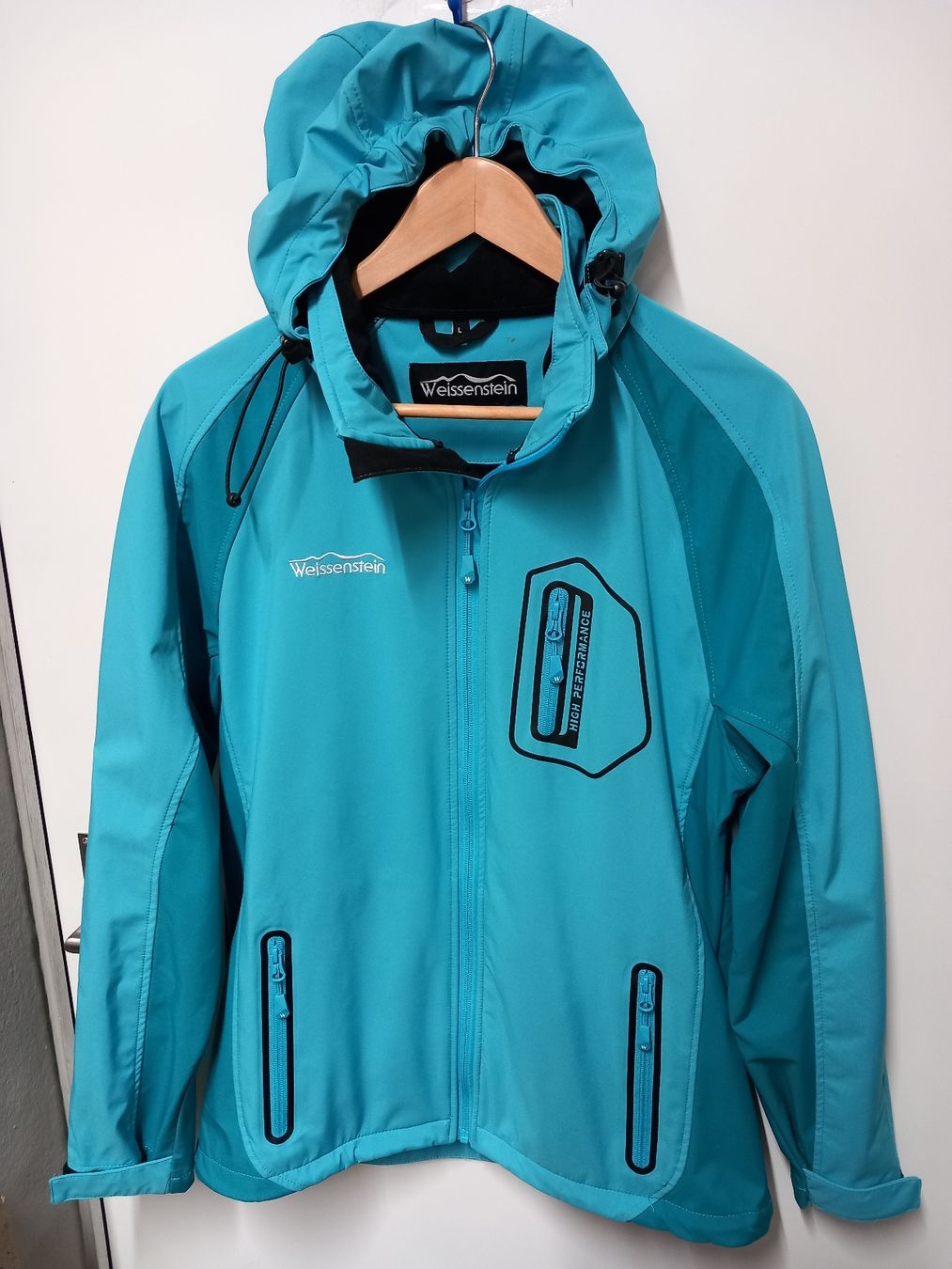 Giacche: Weissenstein Softshell Jacke Gr.L türkisblau – Usato da Gwatt (Thun) venduto da umwelt-brocki 2