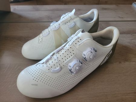 Chaussures vélo route Sidi Ergo 6, blanches, pointure 41.5