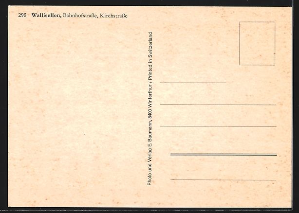 Cartes postales: Wallisellen, Bahnhofstrasse und Kirchstr – D'occasion à Berlin par bartko-reher 1