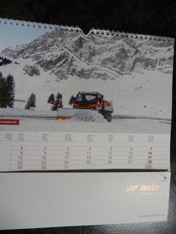 Aebi Kalender Traktor Prospekt (Gebraucht) in für CHF 13 – mit ...
