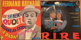 Fernand Raynaud - 2 vinyles 45 tours en parfait état