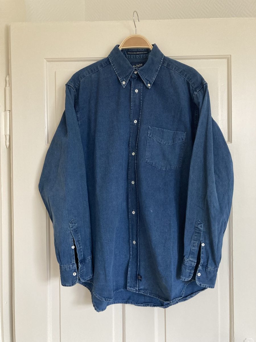 Camicie: New England Denim Shirt Size L – Usato da Zürich venduto da Maki333 1