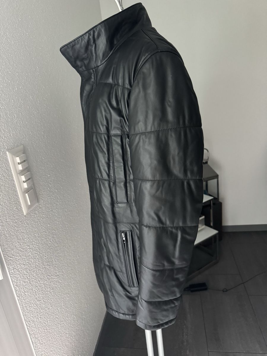 Giacche: Strokesman's Lederjacke Schwarz Grösse 52  – Nuovo (secondo la descrizione) da Olten venduto da bir_k96n 2