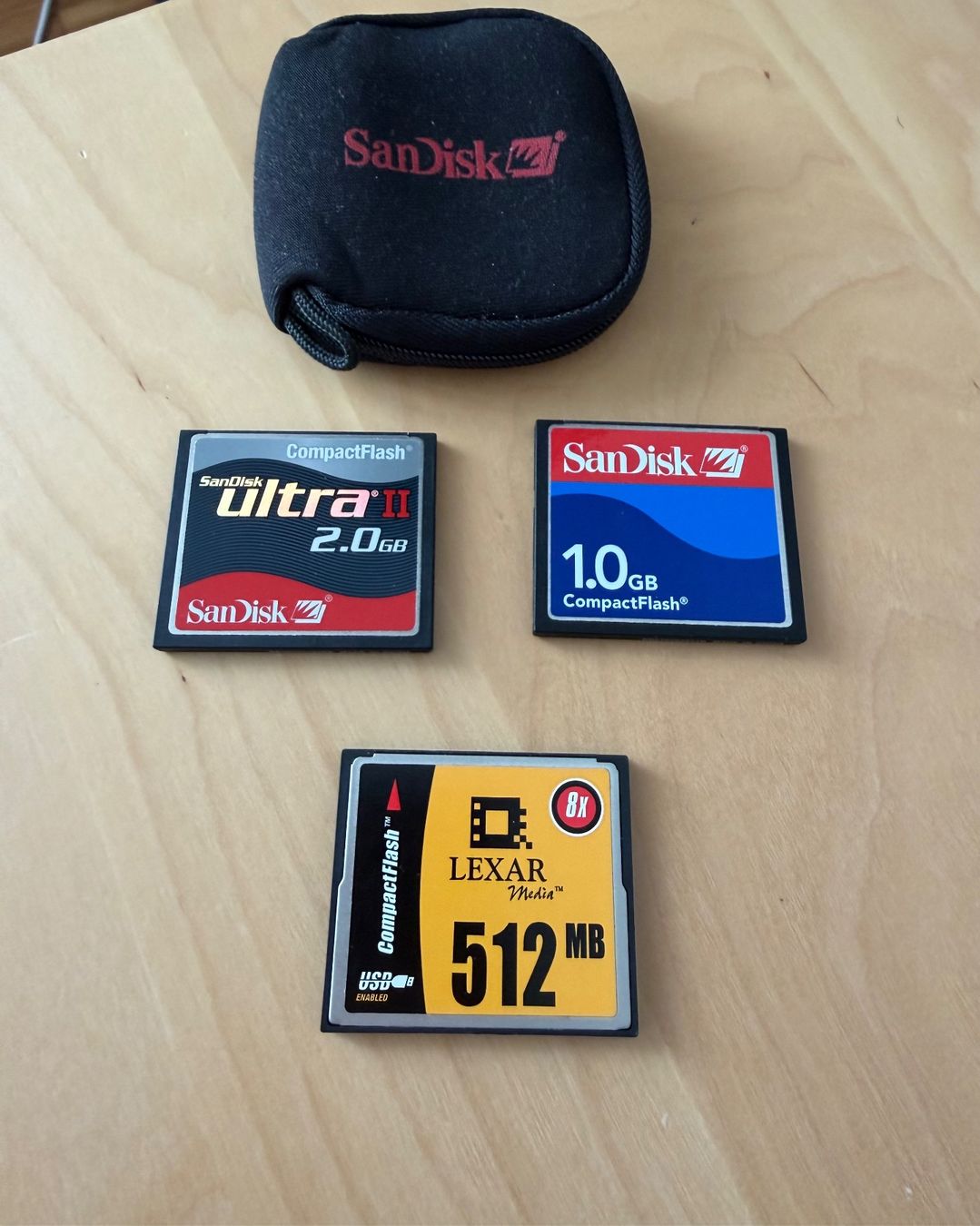 Sandisk Schede di memoria: 3x CompactFlash Speicherkarten getestet – Usato da St.Gallen venduto da SGSG.