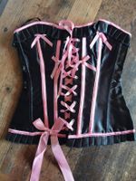 Corsage schwarz/pink *NEU* S / M