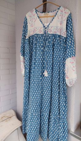 Midi Dress  – heritage blue in S/M & L/XL
