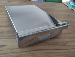 Kaffeesatzbehälter ECM Edelstahl Metall gebraucht
