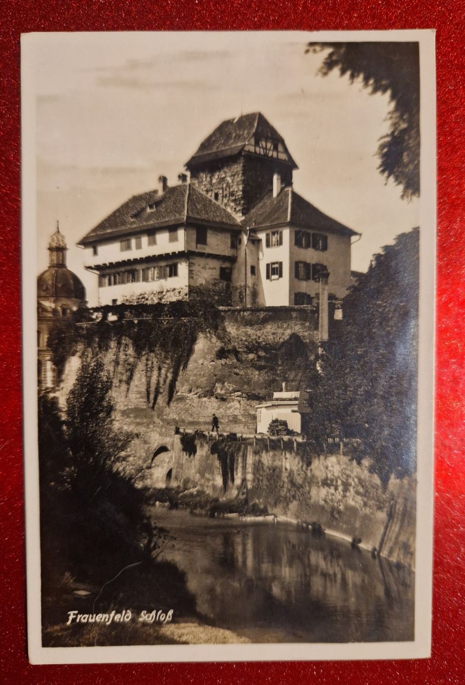 Ansichtskarten: Schloss Frauenfeld 1929 – Gebraucht aus Melchnau von Fishel