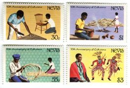 Briefmarken "Kunsthandwerk". Nevis