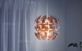 Hängeleuchte IKEA PS 2014| weiss/kupferfarben |35 cm