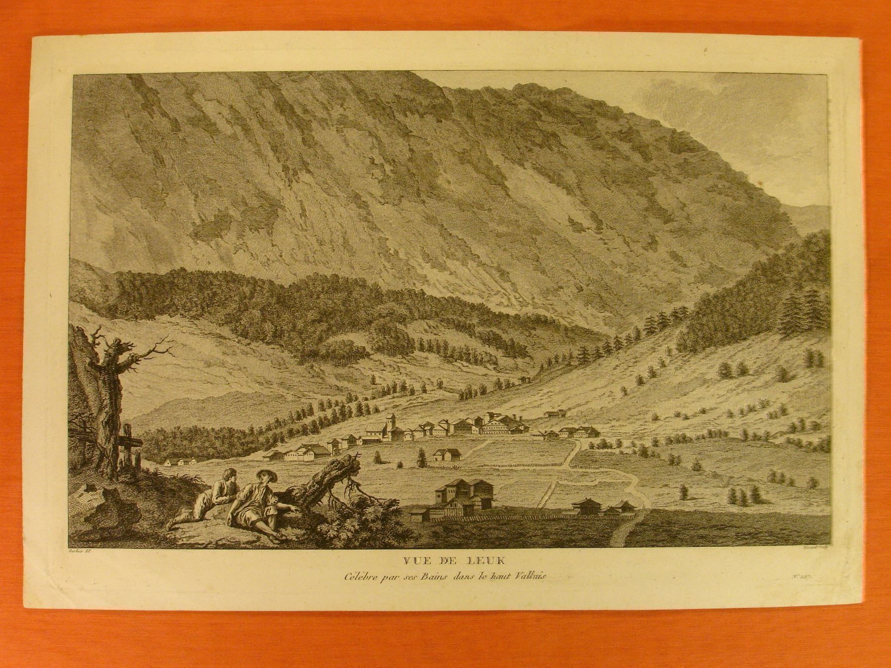 Incisioni: LEUK, KUPFERSTICH 1788 – Usato da Grüningen venduto da Kartensammler 1
