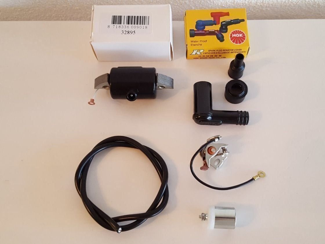 Parti ricambio per ciclomotori: Puch E50 Zündung Revisions-Set NGK LB05F universal – Nuovo e nell'imballaggio originale da Gossau SG venduto da Puch-tech