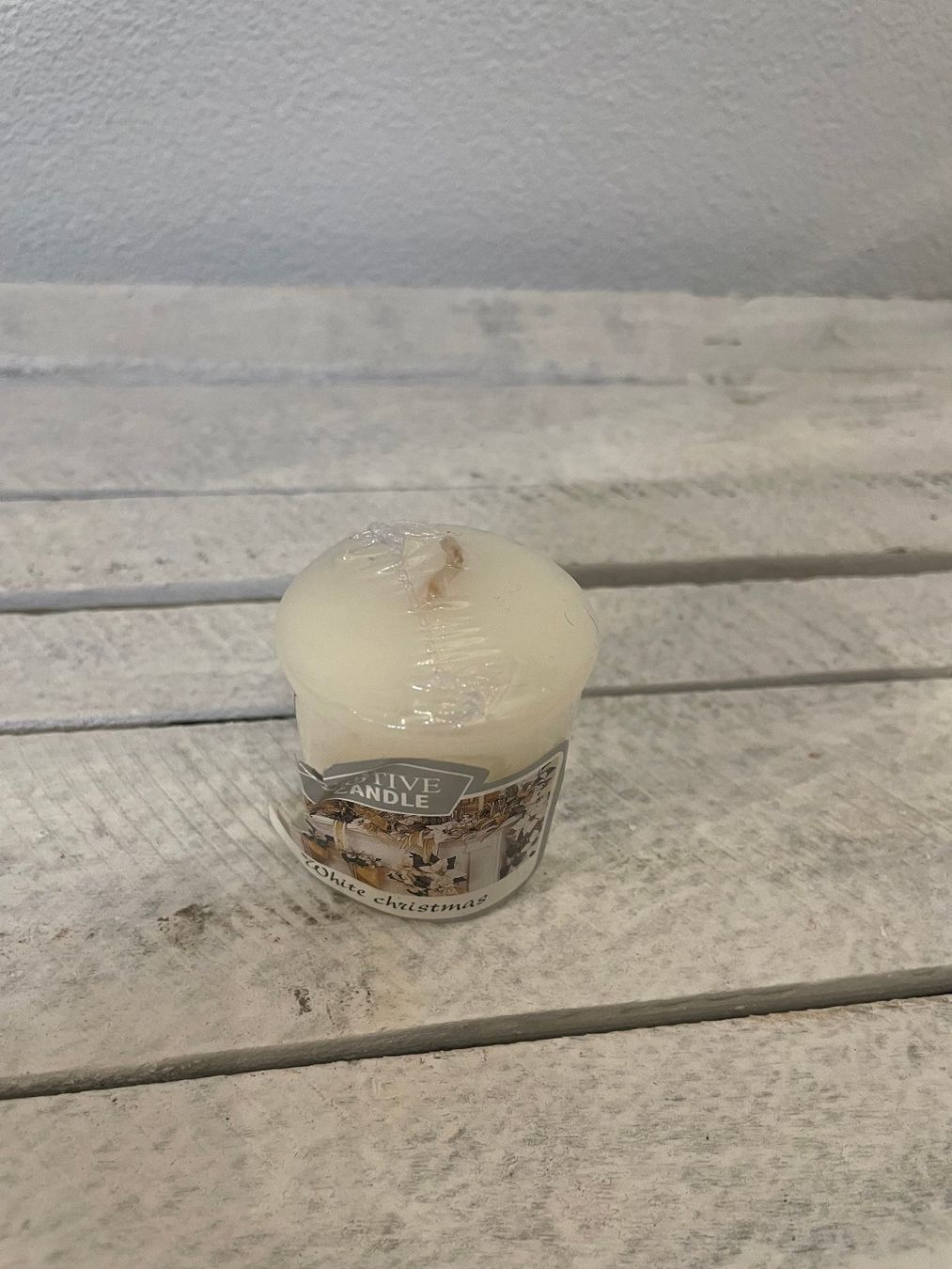 Candele: Votive Candle "White christmas" – Nuovo e nell'imballaggio originale da Embrach venduto da pifu_gmbh