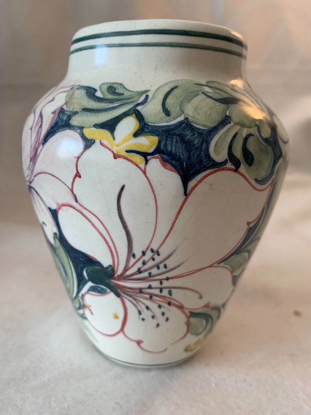 Vasen & Gefässe: Schöne bemalte Vase     A61 – Gebraucht aus Schötz von amore14 4