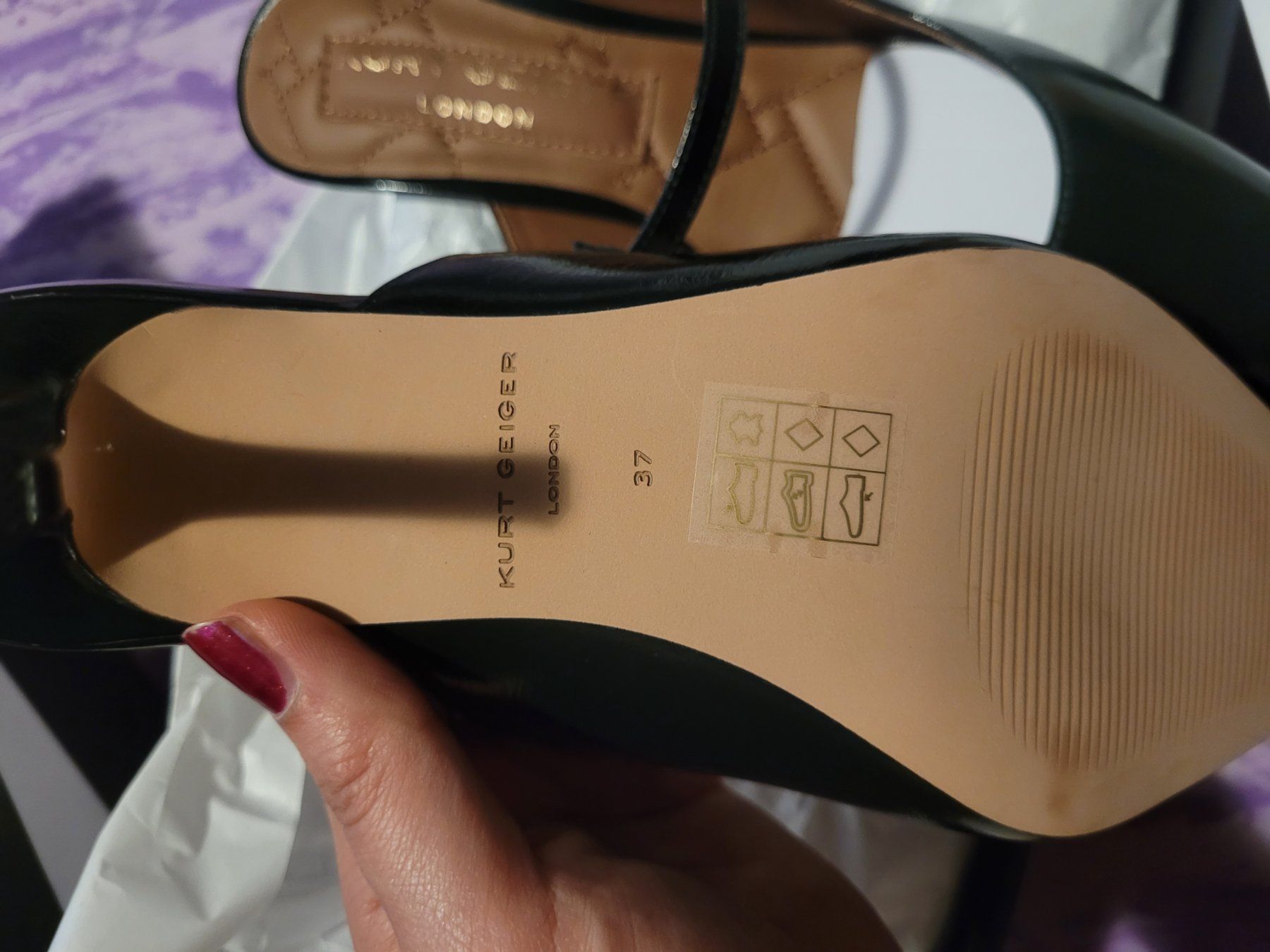 Kurt Geiger Damenschuhe: Kurt Geiger Leder Mary Jane Mule Heels – Neu und originalverpackt aus Zürich von vic_w2tl 3