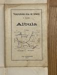 Topografischer Atlas der Schweiz 1:50,000 - Albula Jahr 1927