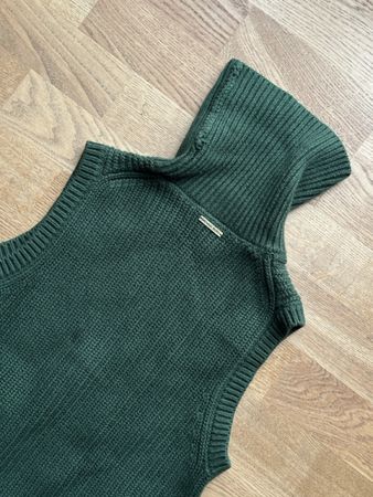 Dunkelgrüne Strickweste von Michael Kors - Grösse S
