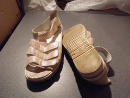 Sandale Grösse 5, Waldläufer, beige